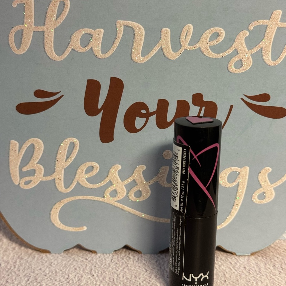 NYX Shout Loud Satin Lipstick - Rosy Nude - “In Love” - Picture 3 of 5
